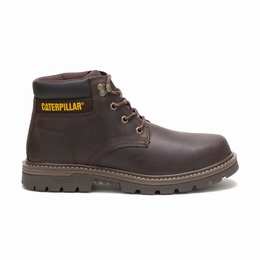 Caterpillar Outbase Steel Toe Work Férfi Bakancs Kávé, HU-A042